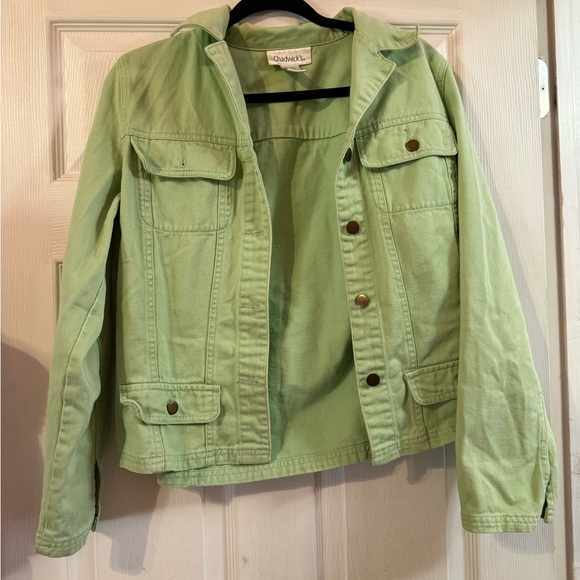 Chadwicks Women's Light Green Utility Jacket - Picture 1 of 4